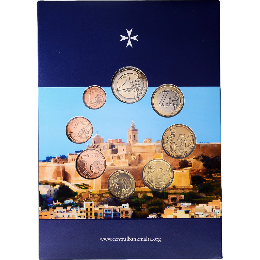 Malta, Coffret 1c. à 2€, BU, 2016, MDP, MS(65-70)