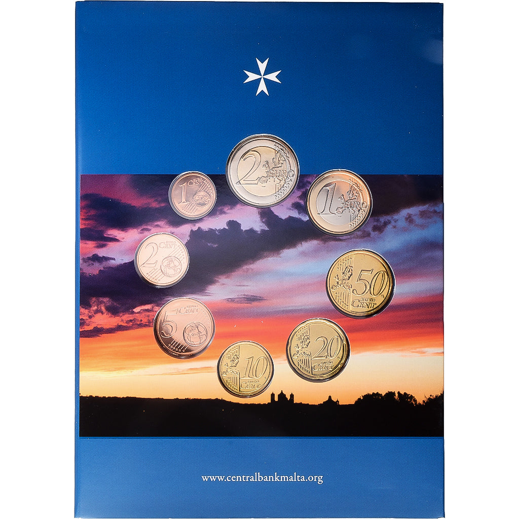 Malta, Coffret 1c. à 2€, BU, 2017, MDP, MS(65-70)
