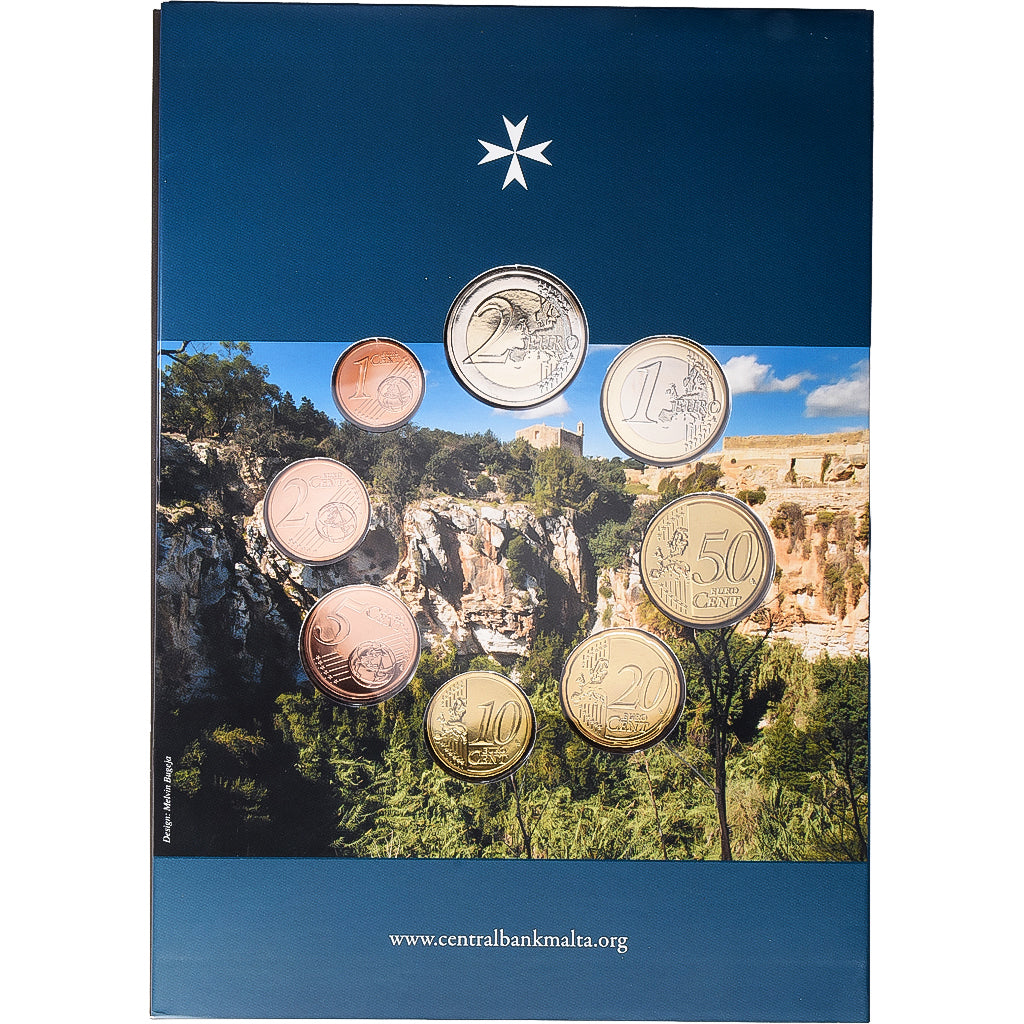 Malta, Coffret 1c. à 2€, BU, 2018, MDP, MS(65-70)