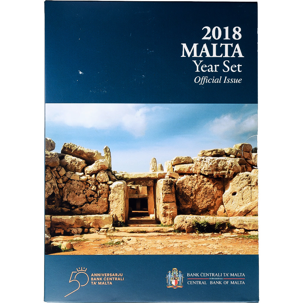 Malta, Coffret 1c. à 2€, BU, 2018, MDP, MS(65-70)