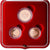Mónaco, Albert II, Set 1 ct., 2 cts. & 5 cts., Proof, 2005, MDP, Aço Cromado a