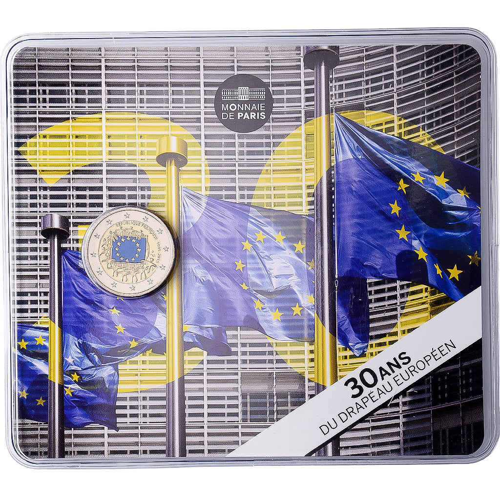 Frankreich, 2 Euro, Drapeau européen, 2015, MDP, Bi-Metallic, STGL