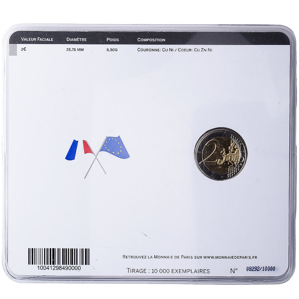 Frankreich, 2 Euro, Drapeau européen, 2015, MDP, Bi-Metallic, STGL