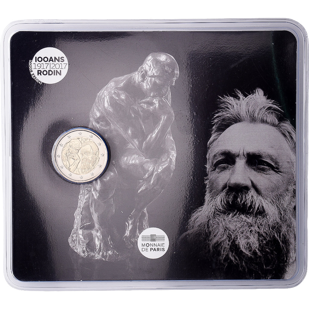 France, 2 Euro, le penseur de Rodin, 2017, MDP, Bi-Metallic, MS(65-70)