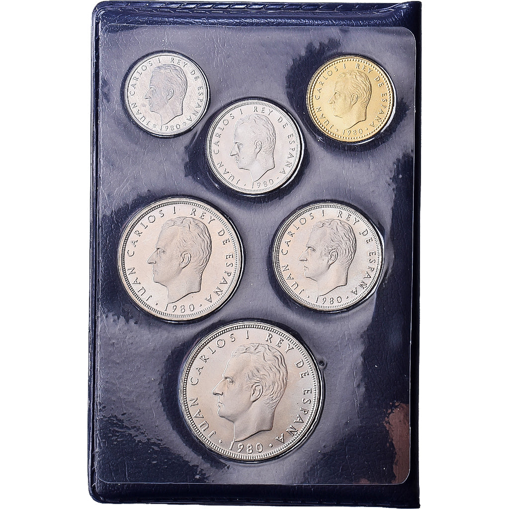 Espanha, Set 50 cts. - 100 Pesetas, 1982, Madrid, Coupe du monde de football