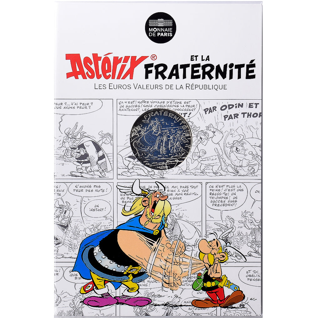 France, 10 Euro, Astérix - Fraternité, 2015, MDP, Silver, MS(65-70)