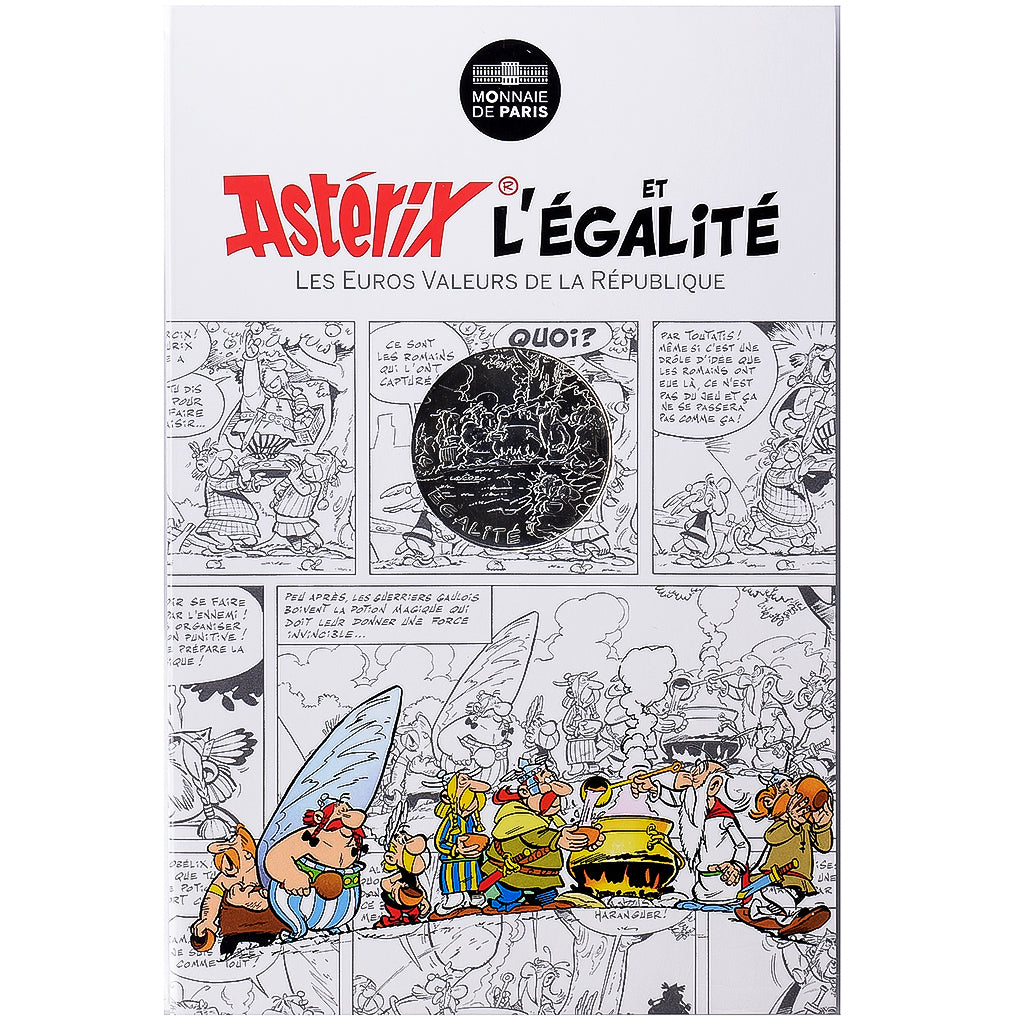 Francia, 10 Euro, Astérix - Égalité, 2015, MDP, Plata, FDC