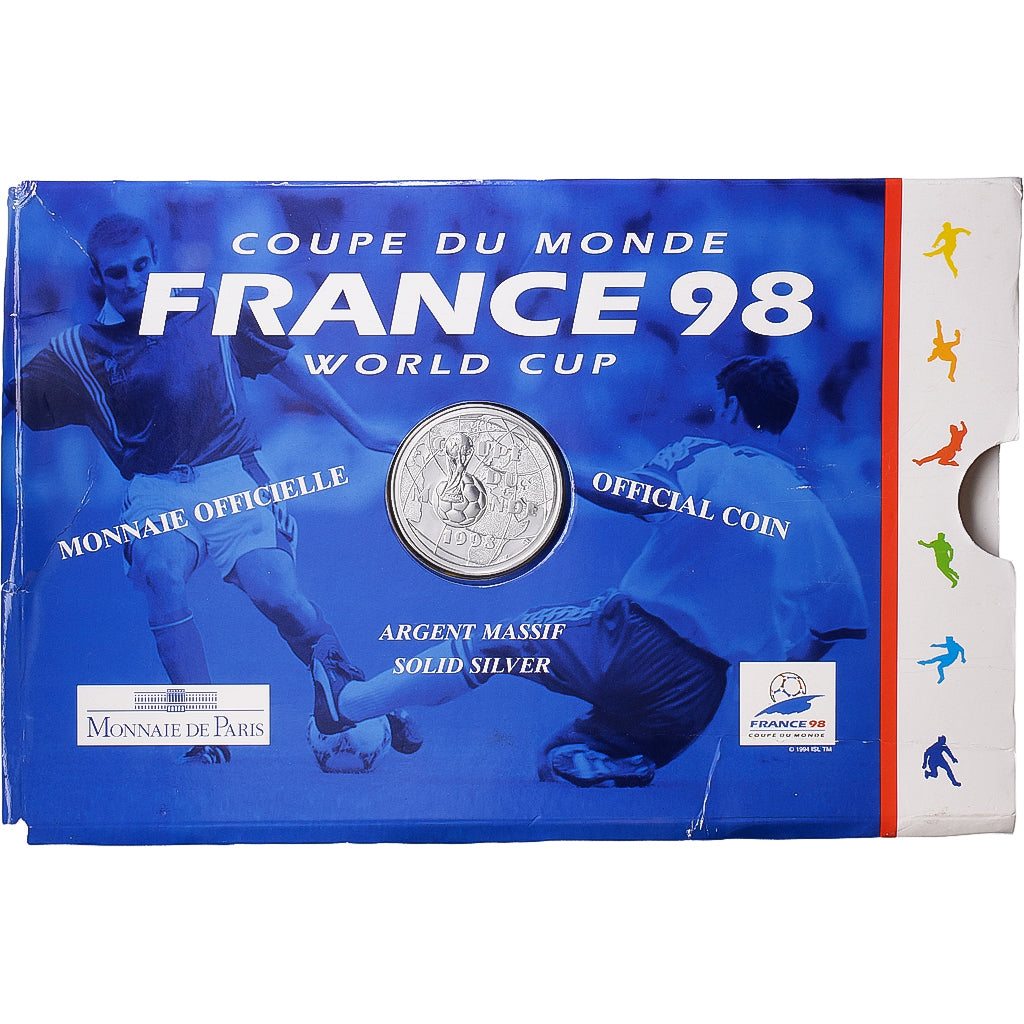 Frankrijk, 1 Franc, Coupe du Monde 1998, 1998, Paris, Zilver, FDC