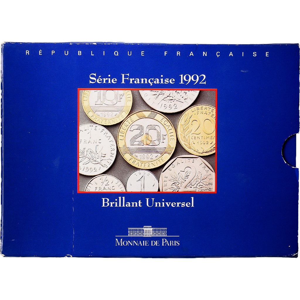 Francia, Coffret 1 c. à 20 frs., 1992, MDP, Série BU, Sin información, FDC