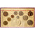 Monaco, Coffret 1 c. à 100 frs., 1982, MDP, série FDC, STGL