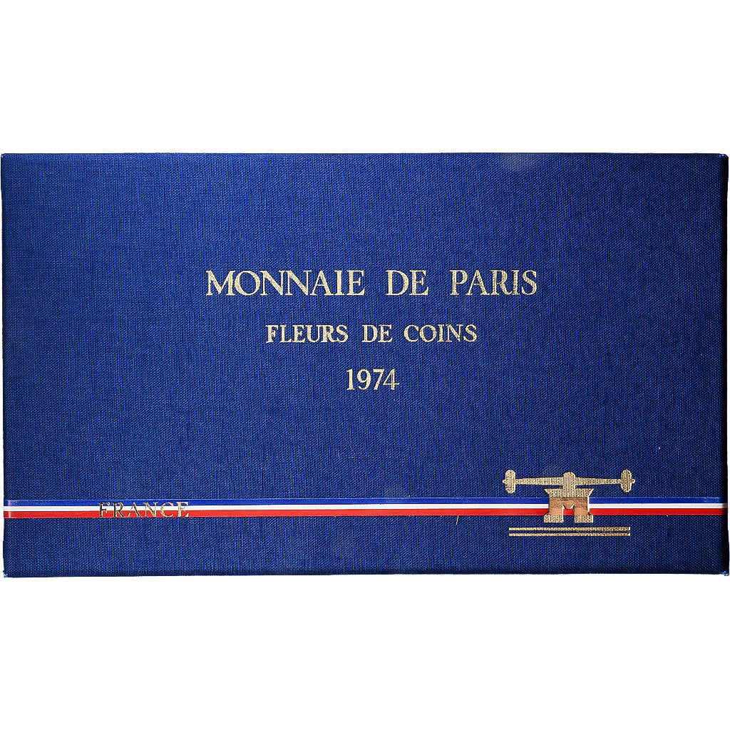 França, Coffret 1 c. à 50 frs., 1974, MDP, N/D, MS(65-70)