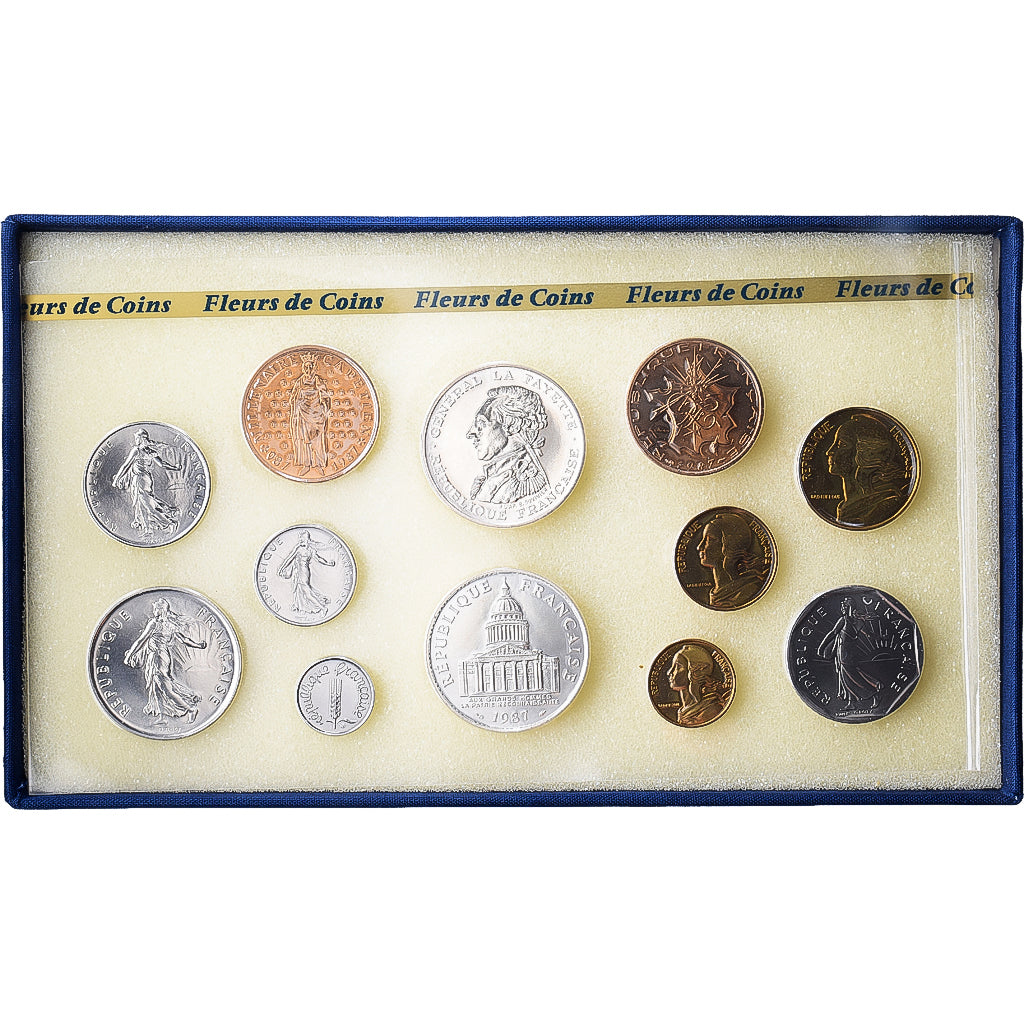 Francia, Coffret 1 c. à 100 frs., Série FDC, 1987, MDP, N.C., FDC