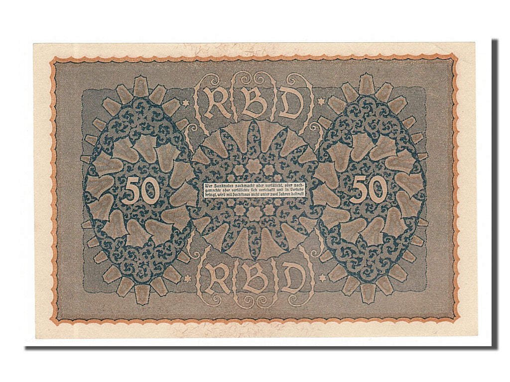 Biljet, Duitsland, 50 Mark, 1919, 1919-06-24, NIEUW