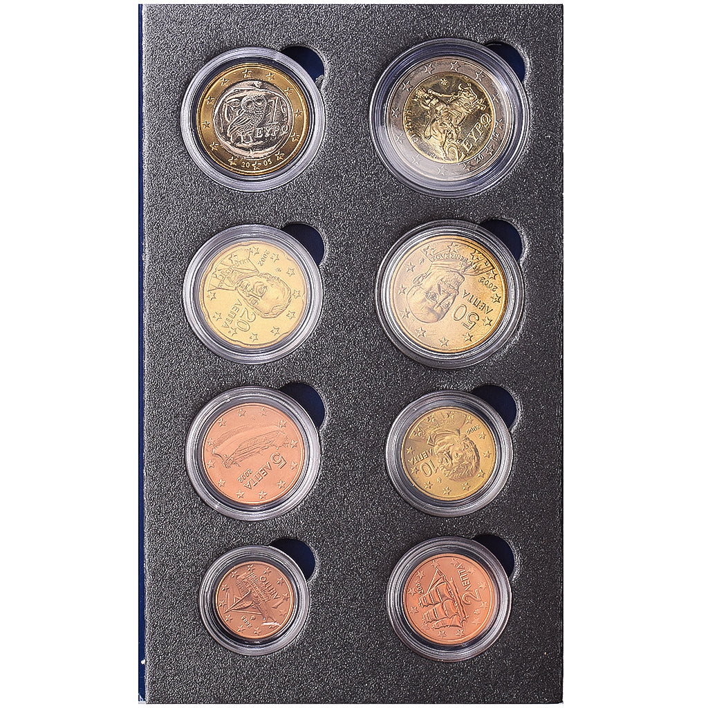 Griekenland, Set 1 ct. - 2 Euro, Années mélangées, Athens, n.v.t., FDC