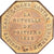 Frankreich, betaalpenning, Société d'assurances contre l'incendie, 1838
