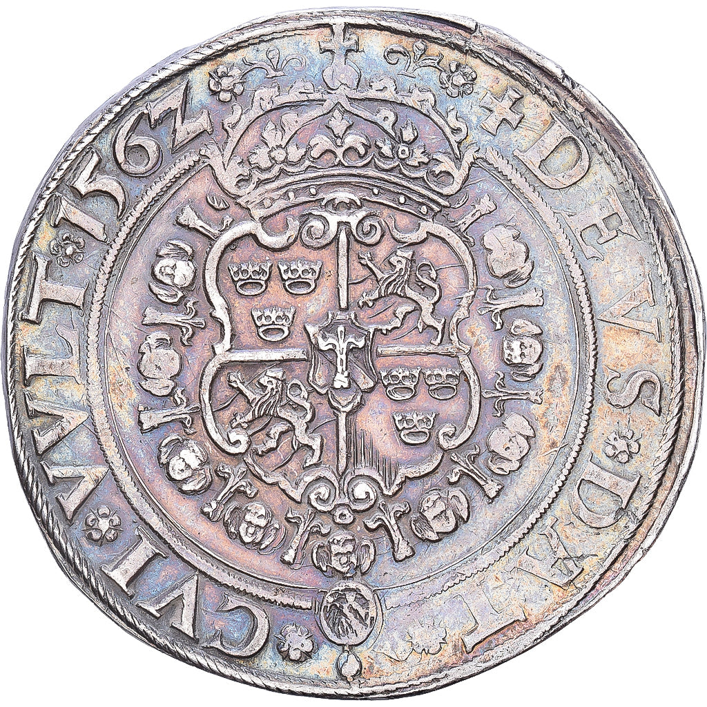 Sweden, Erik XIV, Daler, 1562, Stockholm, Silver, AU(50-53)
