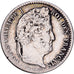 Frankrijk, Louis Philippe I, 1/4 Franc, 1844, Paris, Zilver, FR+, Gadoury:355