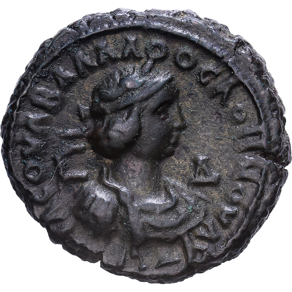 Egypt, Vabalathus and Aurelian, Tetradrachm, 270-271, Alexandria, Billon, S+
