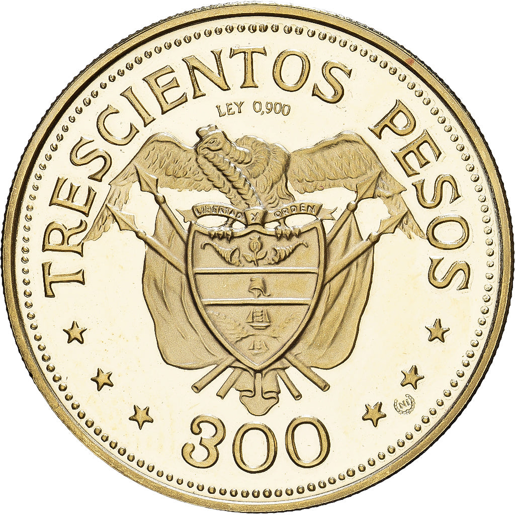 Colombia, 300 Pesos, 39th International Eucharistic Congress, 1968, Arezzo