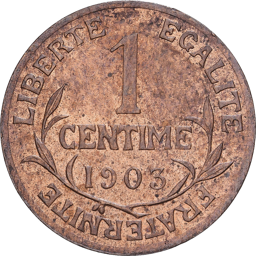 Frankrijk, 1 Centime, Daniel-Dupuis, 1903, Paris, Bronzen, ZF, Gadoury:90