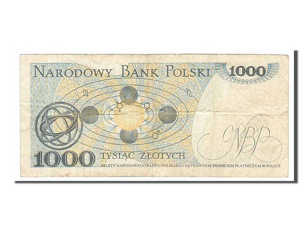 Banknote, Poland, 1000 Zlotych, 1982, 1982-06-01, EF(40-45)