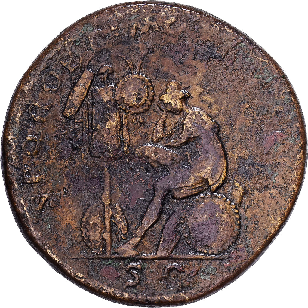 Roman Empire, Trajan, Sesterz, 103-111, Rome, Bronze, S+, RIC:564