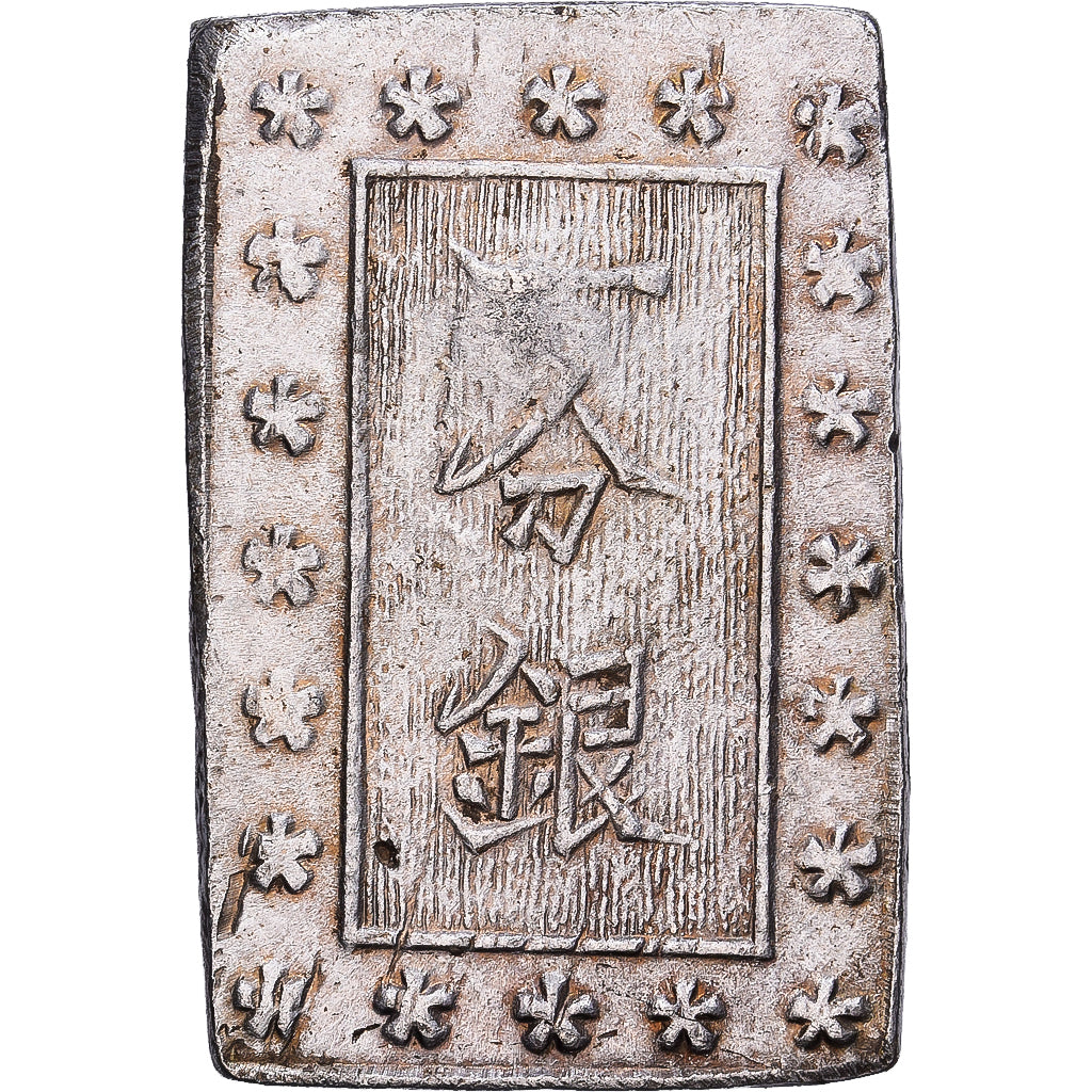 Japão, Meiji, 1 Bu, Ichibugin, 1868-1912, Prata, VF(30-35)