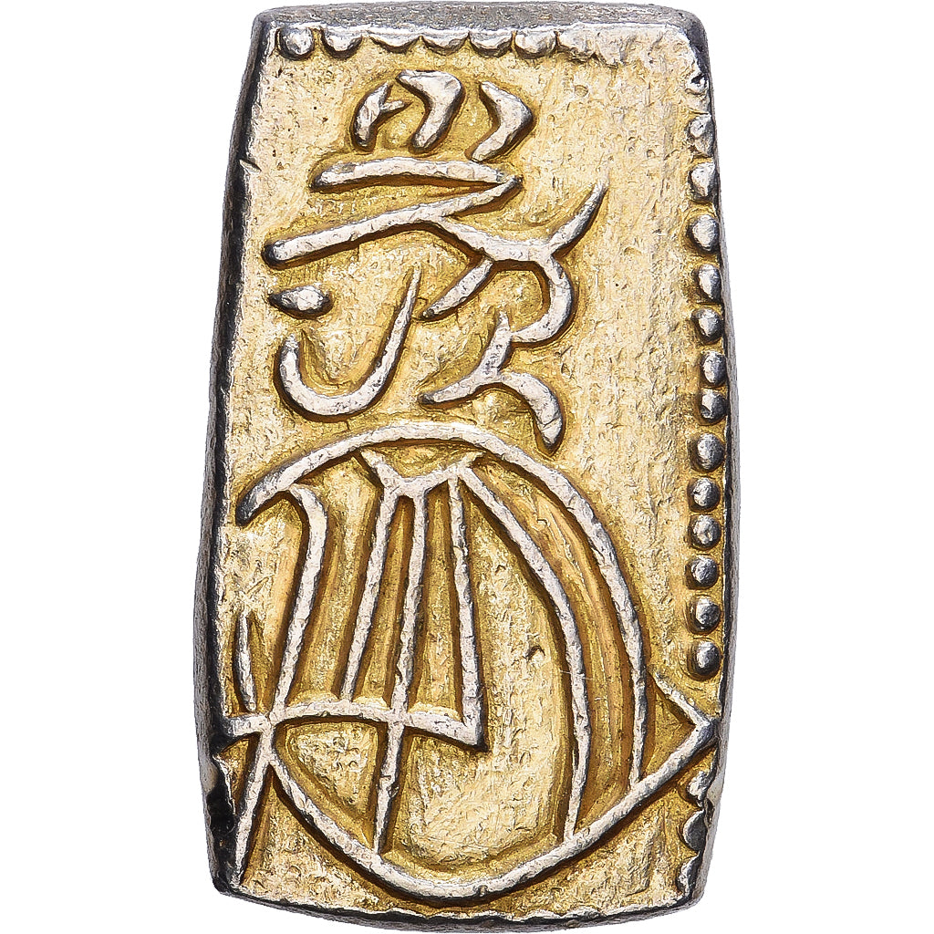 Japan, Tempo, 2 Shu, Nishu Gin, 1832-1858, Electrum, EF(40-45)