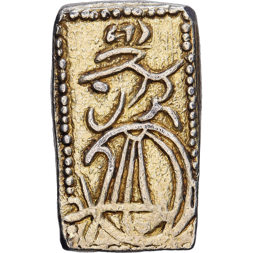 Japan, Tempo, 2 Shu, Nishu Gin, 1832-1858, Electrum, EF(40-45)