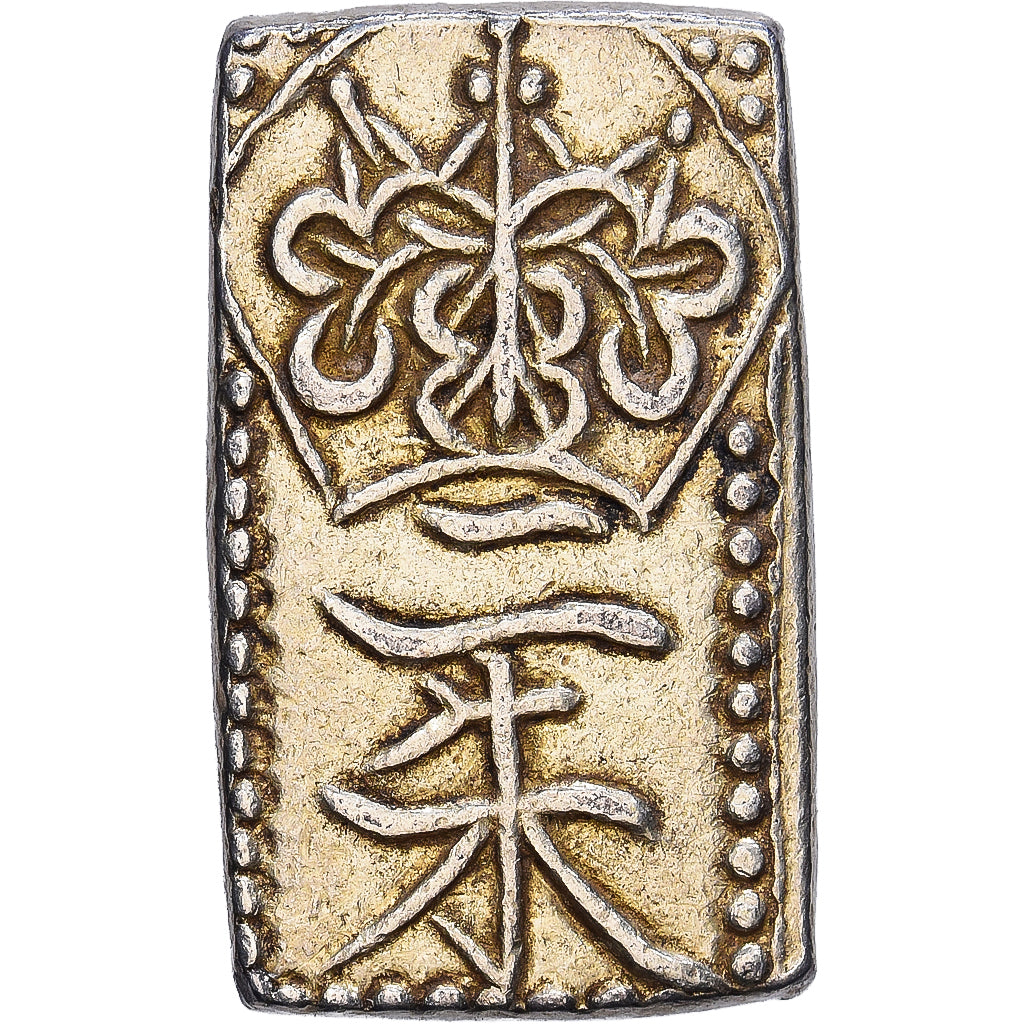 Japan, Tempo, 2 Shu, Nishu Gin, 1832-1858, Electrum, EF(40-45)