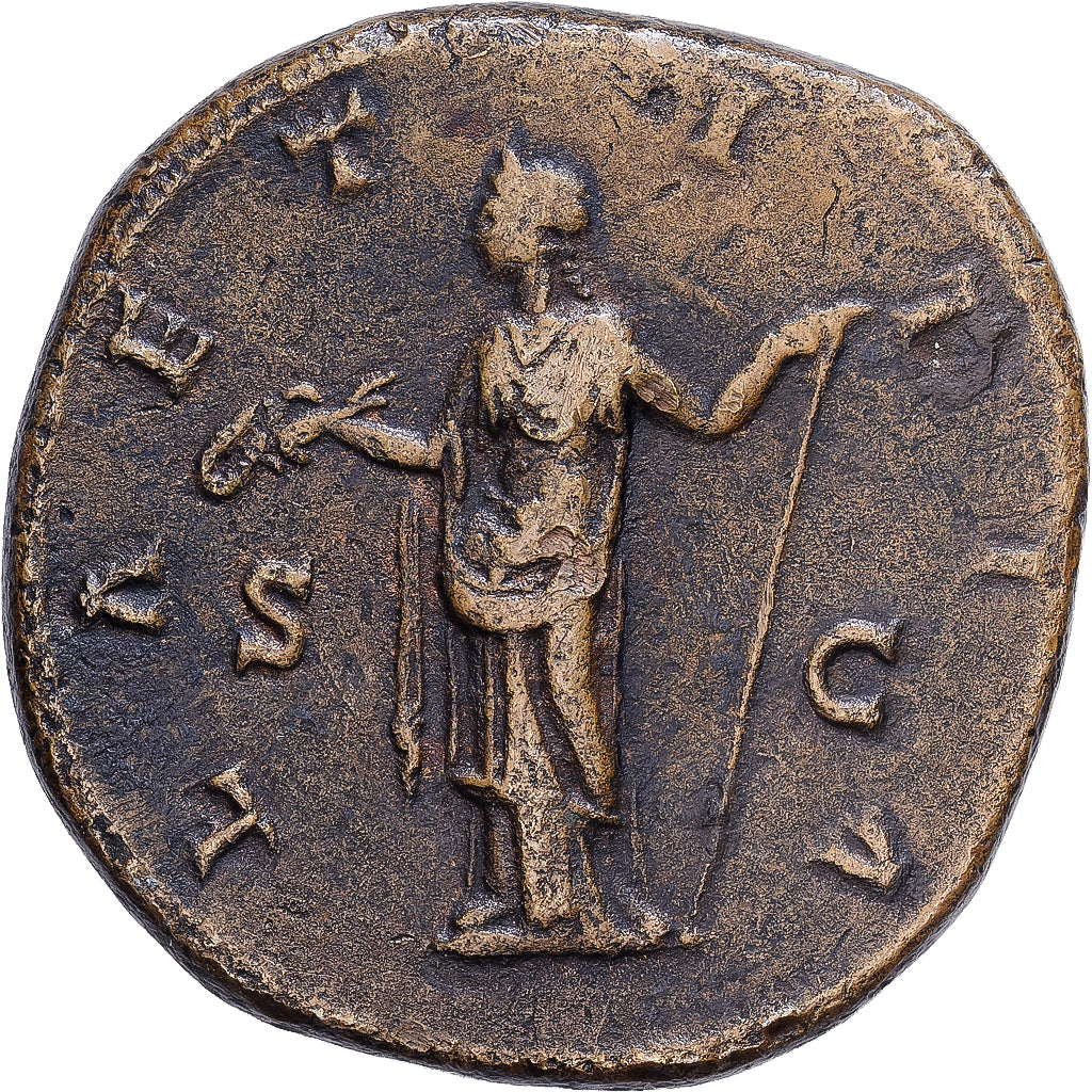 Roman Empire, Faustina II, Sesterce, 161-176, Rome, Bronze, TTB, RIC:1654