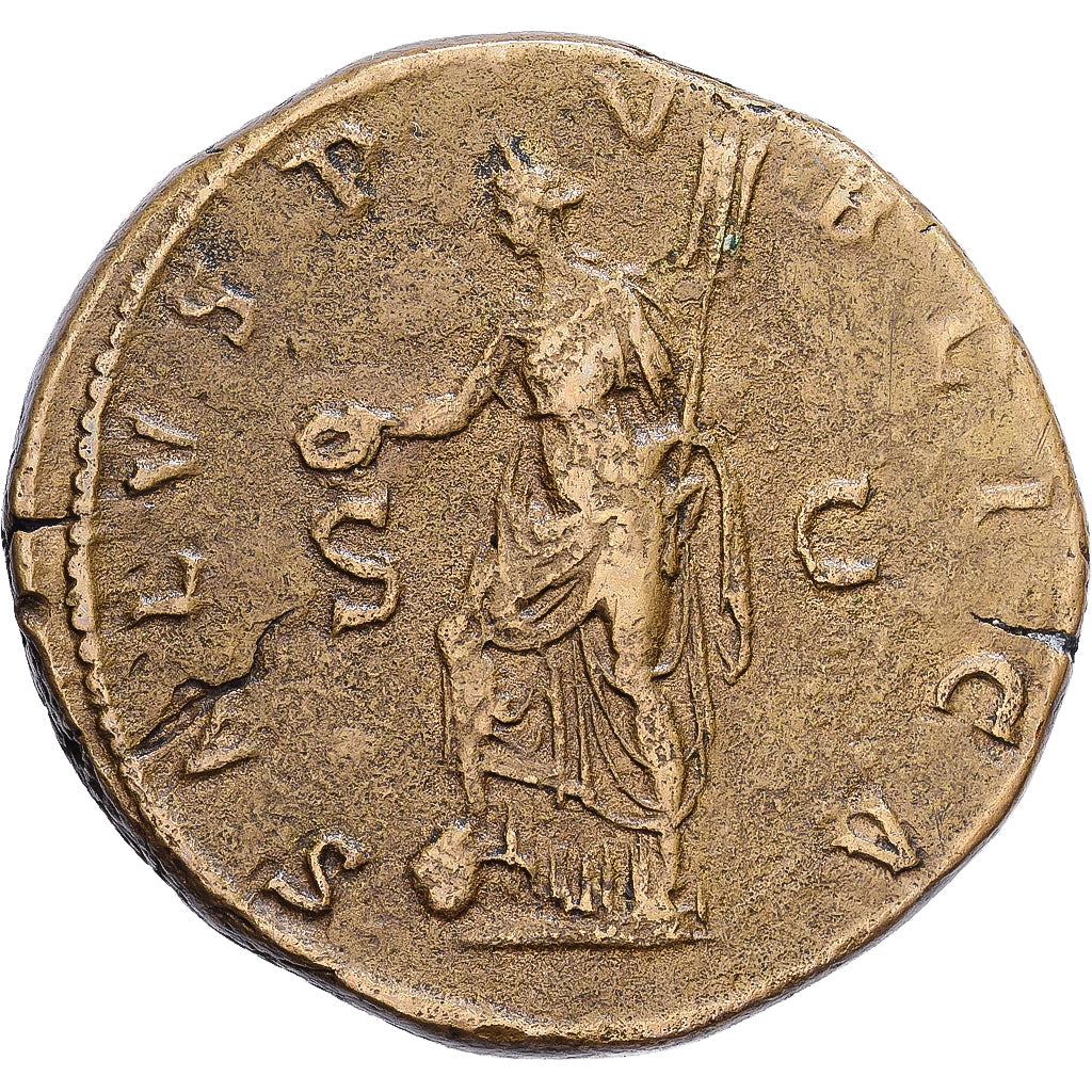 Roman Empire, Hadrien, Dupondius, 119-120, Rome, Bronze, TTB, RIC:276