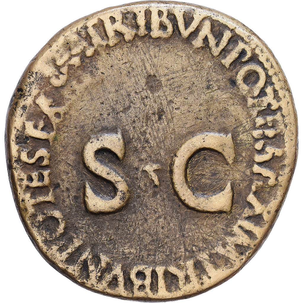 Roman Empire, Tiberius, Dupondius, 22-23, Rome, Bronzo, MB, RIC:44