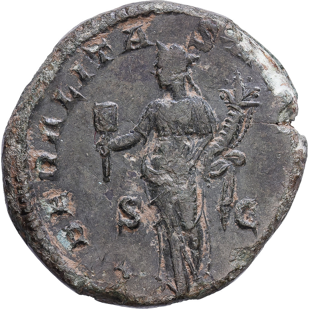 Roman Empire, Severus Alexander, Dupondius, 222-231, Rome, Bronze, S+