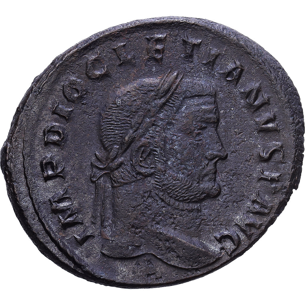 Roman Empire, Diocletian, Follis, 298-299, Trier, Bronce, MBC+, RIC:291a