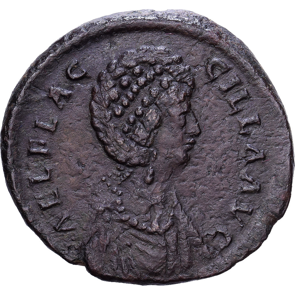 Roman Empire, Aelia Flaccilla, Maiorina, 383-388, Constantinople, Bronzen, ZF