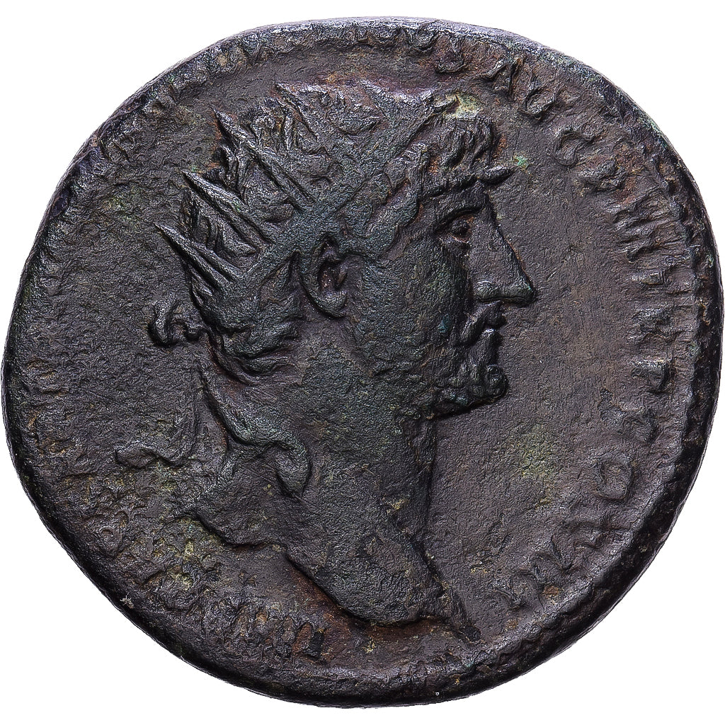 Roman Empire, Hadrius, Dupondius, 120-121, Rome, Bronzen, ZF, Cohen:134, RIC:403