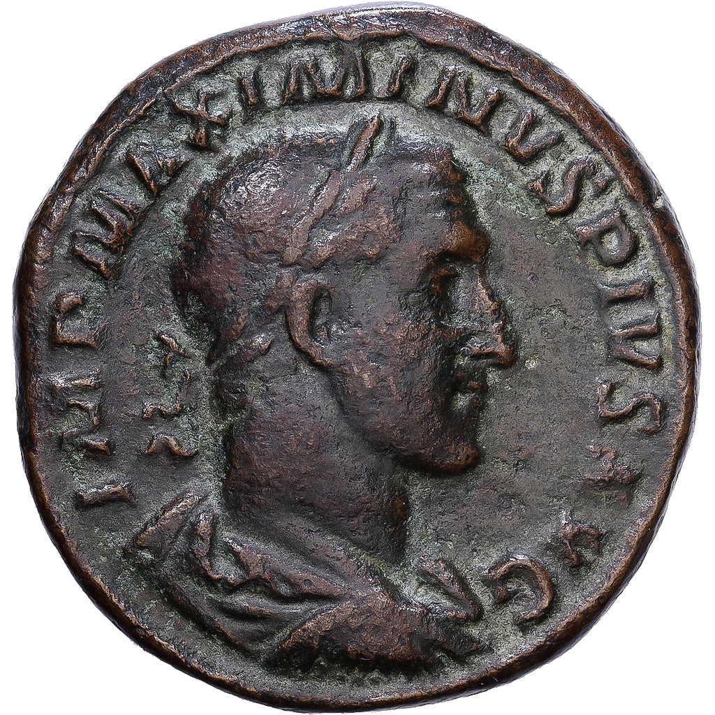Roman Empire, Maximinus I Thrax, Sestertius, 235-236, Rome, Bronzen, FR+