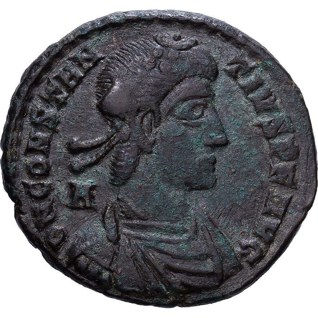 Roman Empire, Constantius II, Follis, 351-355, Siscia, Bronze, SS, RIC:332