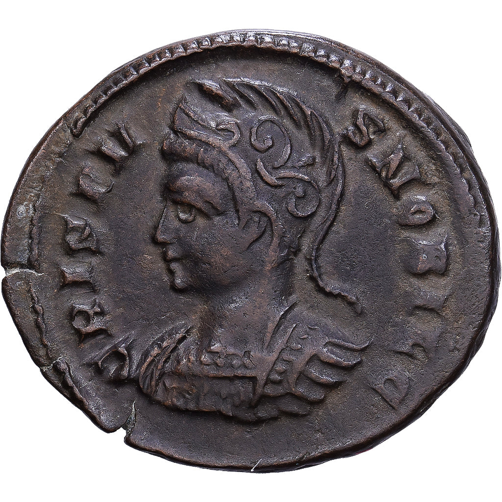 Empire romain, Crispus, Nummus, 323-324, Londinium, Bronze, TTB+, Cohen:29