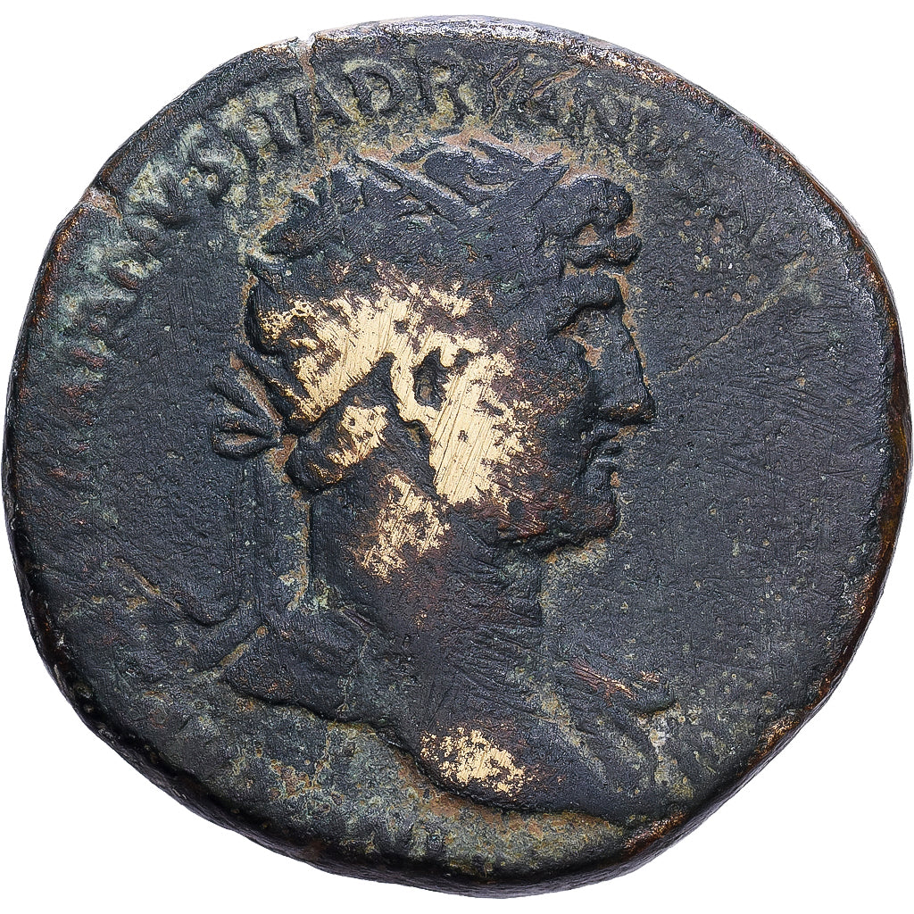 Roman Empire, Hadrian, Dupondius, 119-120, Rome, Mosiądz, VF(20-25), RIC:280