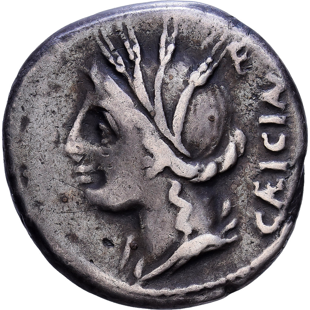Roman Republic, Cassia, Denarius, 102 BC, Rome, Zilver, ZF, Crawford:321/1