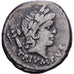 Roman Republic, Papia, Denier, 45 BC, Rome, Argent, TTB, Crawford:472/2