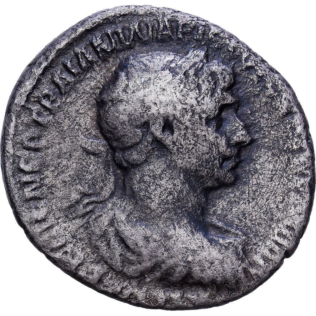 Arabia, Trajan, Drachme, 114-116, Arabian Mint, Argent, TB, RPC:III-4076