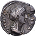 Roman Empire, Faustina I, Denarius, 141, Rome, Plata, MBC, RIC:384b