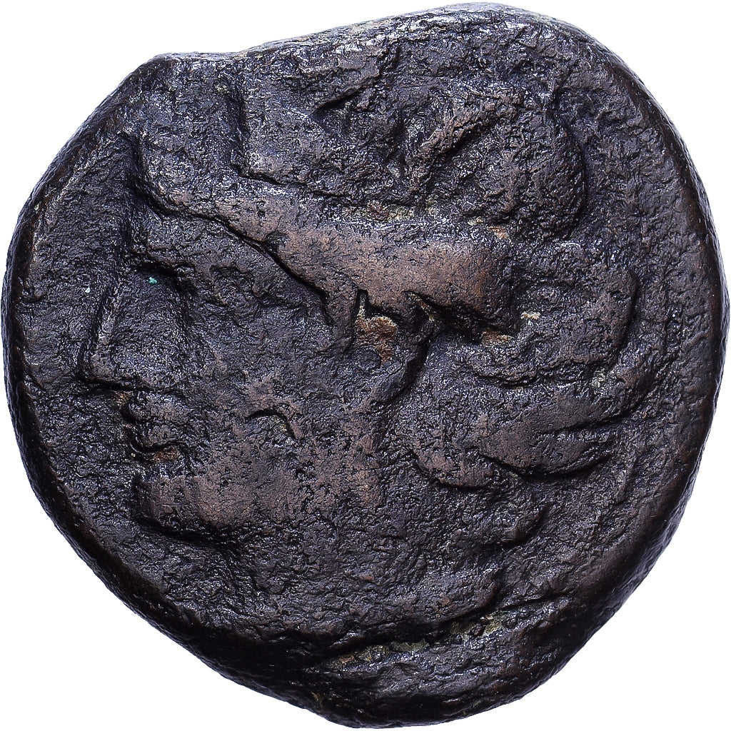 Zeugitana, Bronze Unit, ca. 400-350 BC, Carthage, Brązowy, VF(20-25)