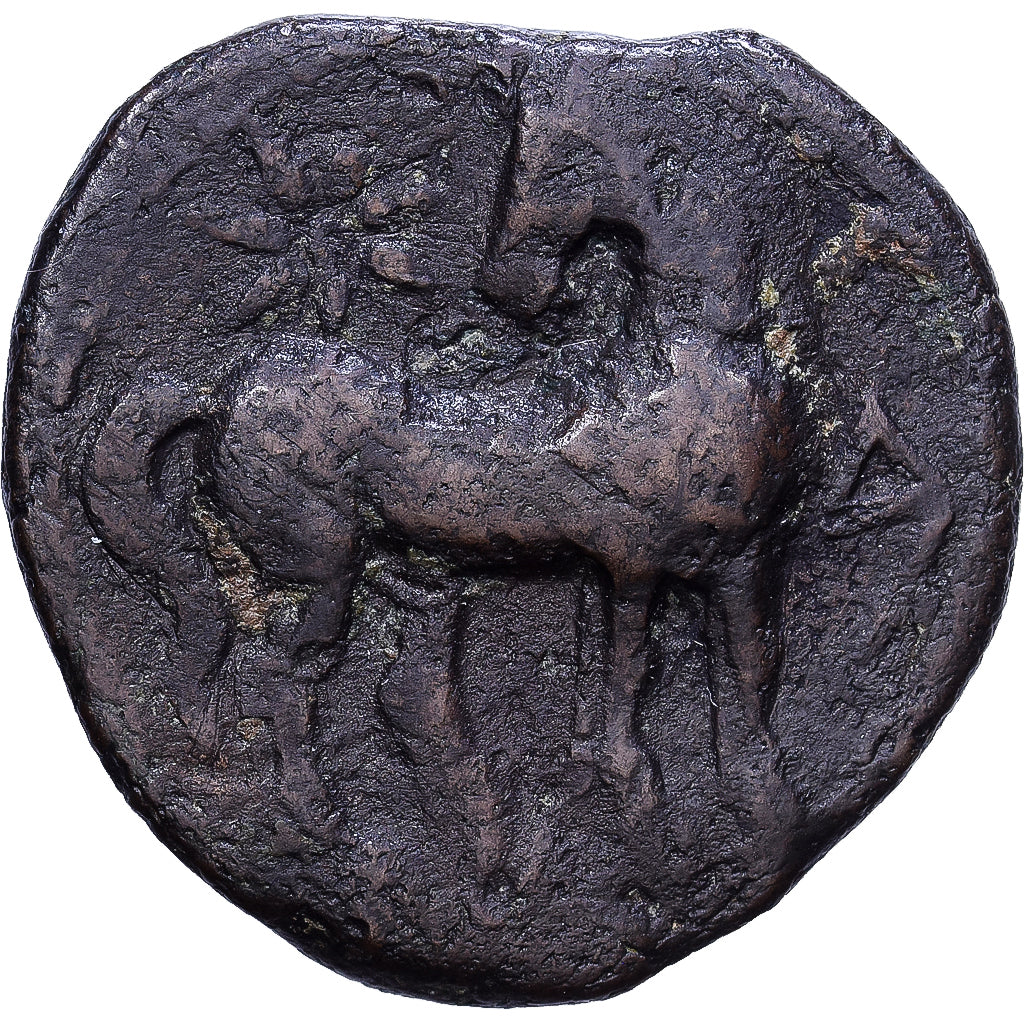 Zeugitana, Bronze Unit, ca. 400-350 BC, Carthage, Brązowy, VF(20-25)