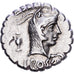 Roman Republic, Roscia, Denarius Serratus, 64 BC, Rome, Prata, EF(40-45)