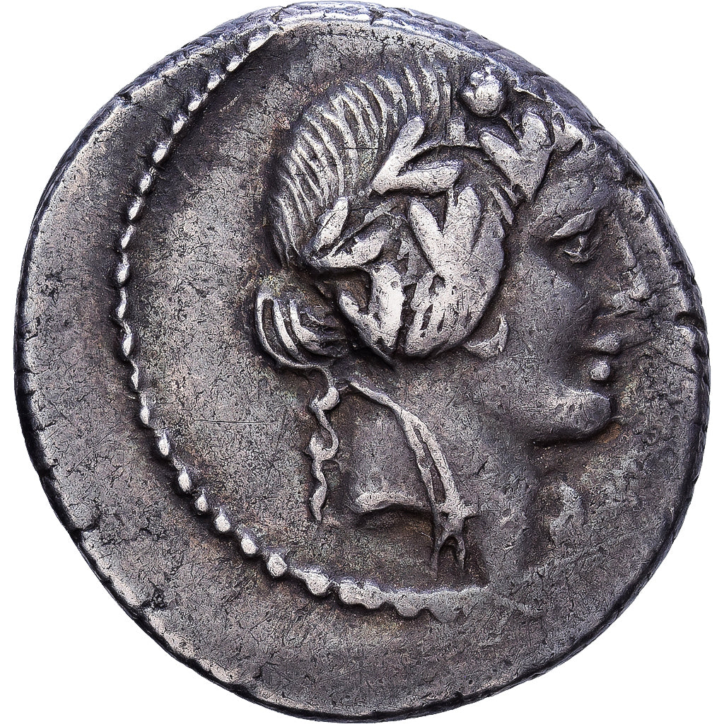 Roman Republic, Vibia, Denarius, 42 BC, Rome, Zilver, ZF, Crawford:494/36