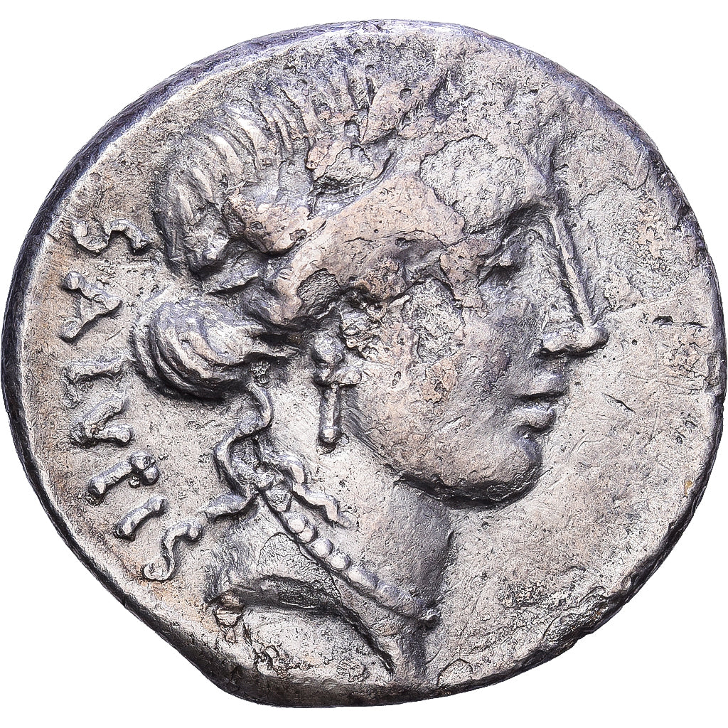 République romaine, Acilia, Denier, 49 BC, Rome, Argent, TTB+